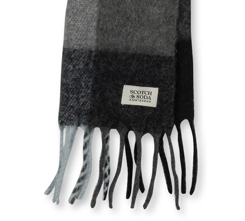 Scotch & Soda Men's Oven Buffalo Check Scarf