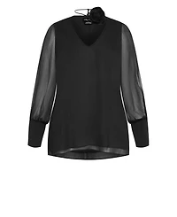 City Chic Women's Sienna Print Top