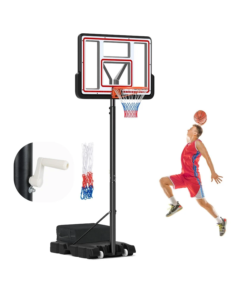 Portable Basketball Hoop Adjustable Basketball Goal System