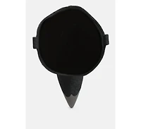 Ridda Metallic Cap Toe Denim Boots