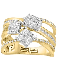 Effy Collection Diamond Ring (1 ct. t.w.) in 14K Yellow Gold