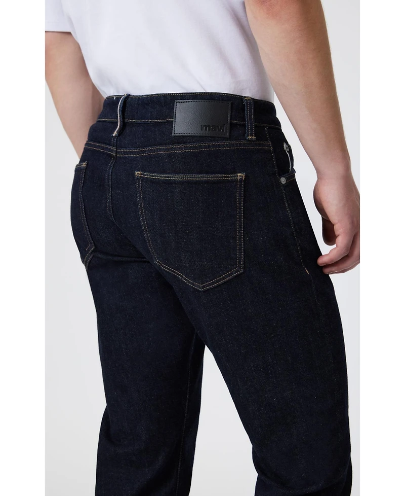 Mavi Jeans Men's Marcus Slim Straight Leg In Deep Selvedge Jeans