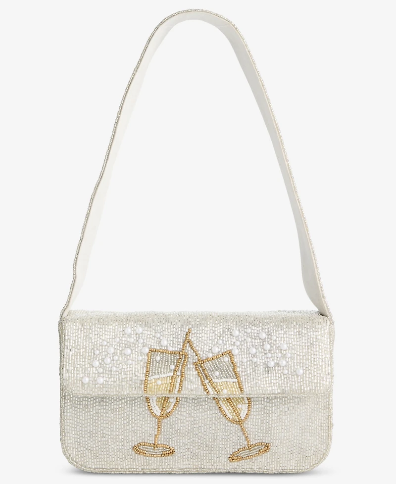 On 34th Hand Beaded Shoulder Bag