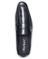 Leather Banded Slip On Loafer With Side Karl