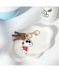 Peanuts Joe Cool Keychain, Gold-Tone Enamel Bag Charm