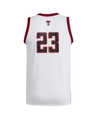 Adidas Men's 23 White Texas Tech Red Raiders Replica Swingman Jersey