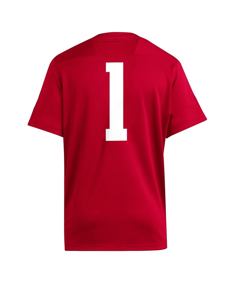 Adidas Men's 1 Crimson Indiana Hoosiers Premier Jersey