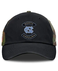 Jordan Men's Black/Camo North Carolina Tar Heels 2025 Military Appreciation Club Adjustable Hat
