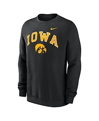 Nike Men's Black Iowa Hawkeyes Arch Pullover Sweatshirt