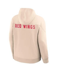 Fanatics Men's Cream Detroit Red Wings Vintage Hoodie