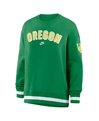 Nike Women's Green Oregon Ducks Oversized Legacy Phoenix Sweatshirt