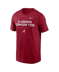 Nike Men's Crimson Alabama Tide 2025 Courtside Basketball Performance T-Shirt