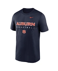 Nike Men's Navy Auburn Tigers 2025 Courtside Basketball Legend Dri-fit T-Shirt