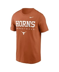 Nike Men's Texas Orange Longhorns 2025 Courtside Basketball Legend Dri-fit T-Shirt