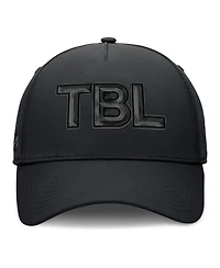 Fanatics Men's Black Tampa Bay Lightning Authentic Pro Road Team Code Flex Hat