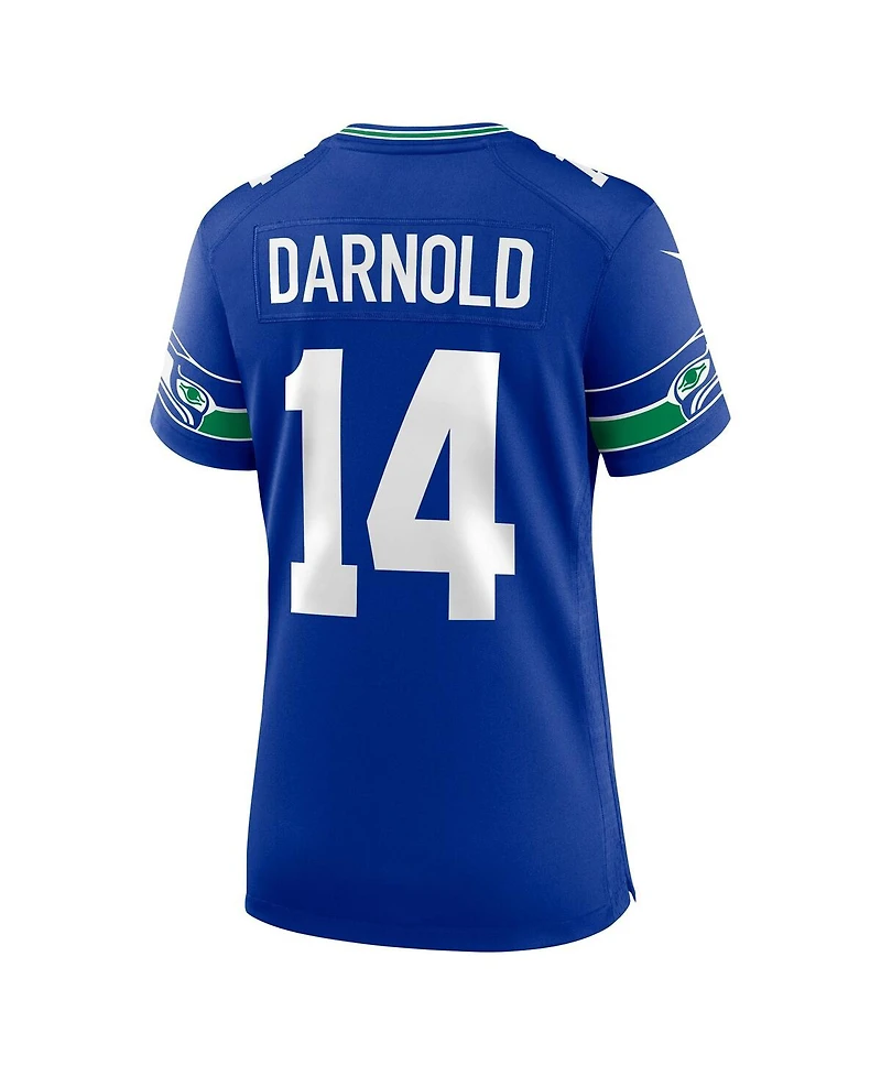 Nike Women's Sam Darnold Royal Seattle Seahawks Alternate 2 50th Season Game Jersey