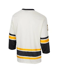 Colosseum Men'sCream Iowa Hawkeyes Puck Proud Fashion Hockey Jersey