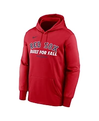 Nike Men's Red Boston Red Sox 2025 Mlb Postseason Authentic Collection Therma Fleece Hoodie