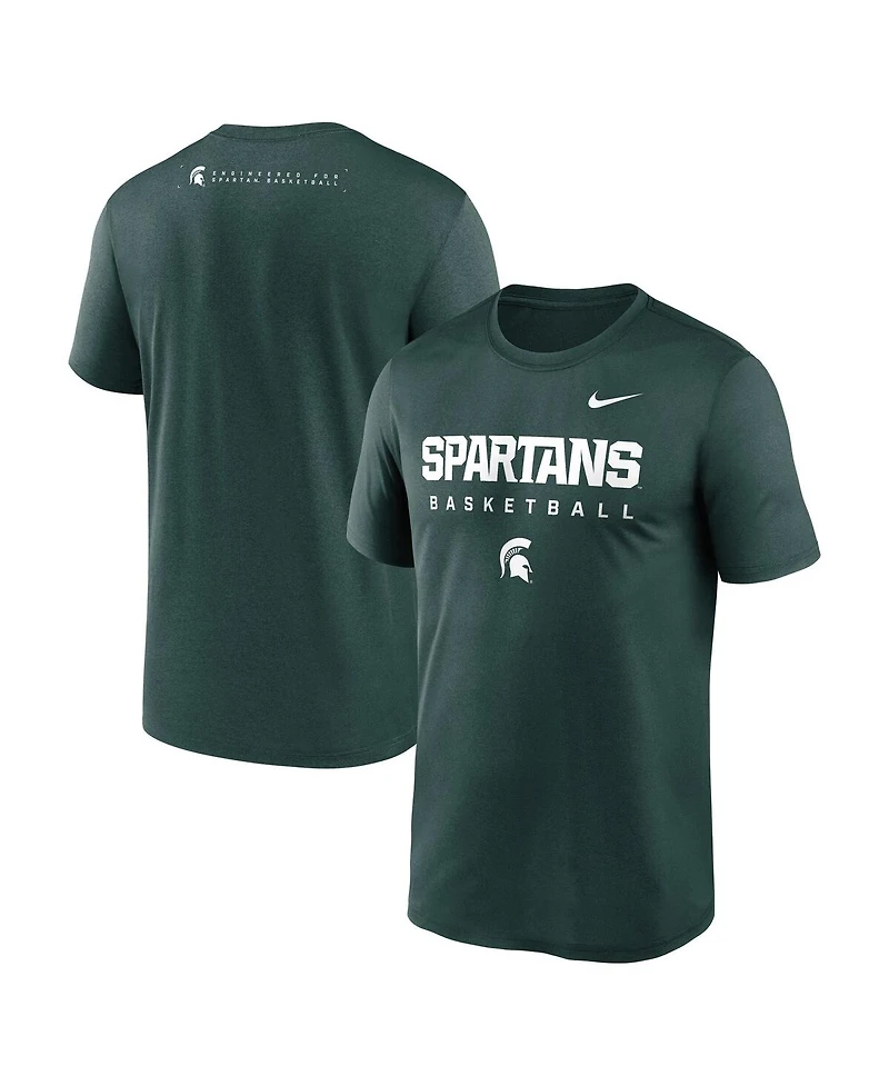 Nike Men's Michigan State Spartans 2025 Courtside Basketball Legend Dri-fit T-Shirt