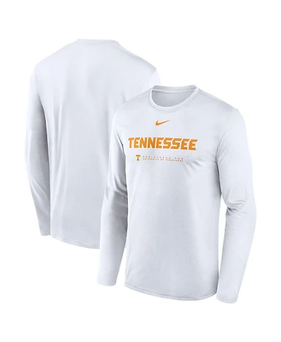 Nike Men's White Tennessee Volunteers 2025 Courtside Basketball Shootaround Legend Dri-fit Long Sleeve T-Shirt