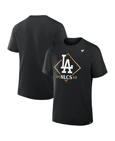 Fanatics Men's Black Los Angeles Dodgers 2025 National League Division Series Champions Locker Room T-Shirt