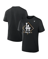 Fanatics Men's Black Los Angeles Dodgers 2025 National League Division Series Champions Locker Room T-Shirt