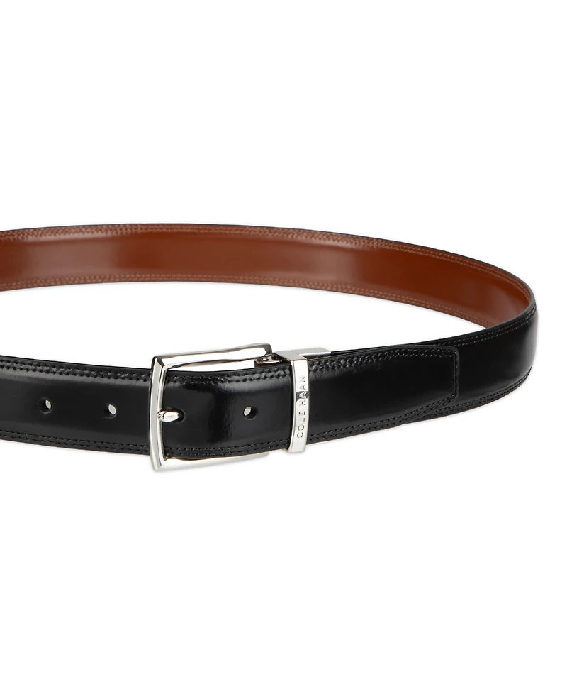 Cole Haan Men's Two-in-One Reversible Leather Dress Belt