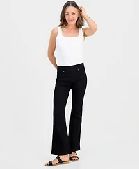 Style & Co Petite Pull-On Shaping High-Rise Bootcut Jeans, Macy's Exclusive