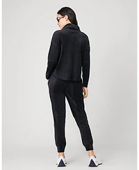 Cable & Gauge Women's Velour Cowlneck Jogger Set