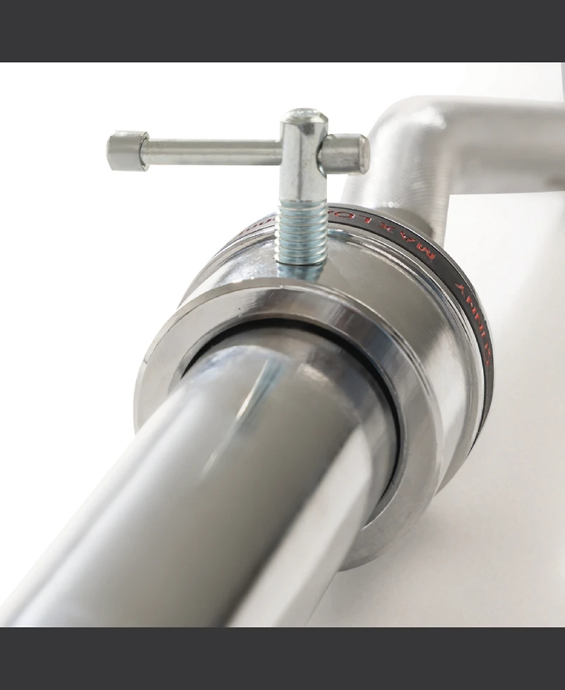 Sunny Health & Fitness 47” Olympic Ez Curl Bar