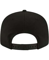 New Era Men's Phoenix Suns Black On Black 9FIFTY Snapback Hat
