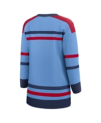 Fanatics Women's Light Blue Winnipeg Jets Alternate Anniversary Breakaway Jersey