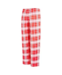 Concepts Sport Women's Red Tampa Bay Buccaneers Ashford Plaid Knit Pants