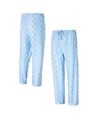 Concepts Sport Men's Light Blue Houston Oilers Gridiron Classics Record All Over Knit Pants