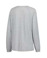 Concepts Sport Women's 2-Piece Milwaukee Bucks Petition Long Sleeve Top and Shorts Set