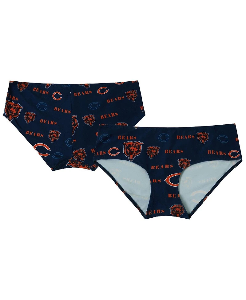 Concepts Sport Women's Navy Chicago Bears Mosaic Allover Print Knit Panty