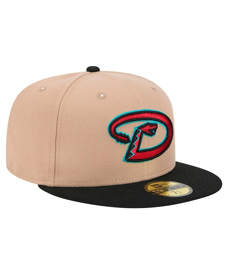 New Era Men's Khaki Arizona Diamondbacks 59FIFTY Fitted Hat