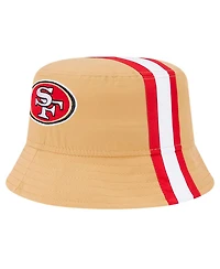 New Era Men's Gold San Francisco 49ers Helmet Bucket Hat