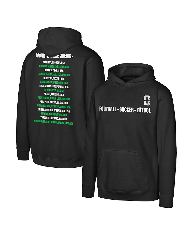 Outerstuff Big Boys and Girls Black Fifa World Cup 2026 Graphic Hoodie