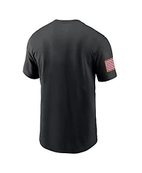 Nike Men's Black Ole Miss Rebels 2025 Military Appreciation Dri-fit T-Shirt