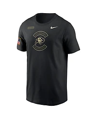 Nike Men's Black Colorado Buffaloes 2025 Military Appreciation Dri-fit T-Shirt