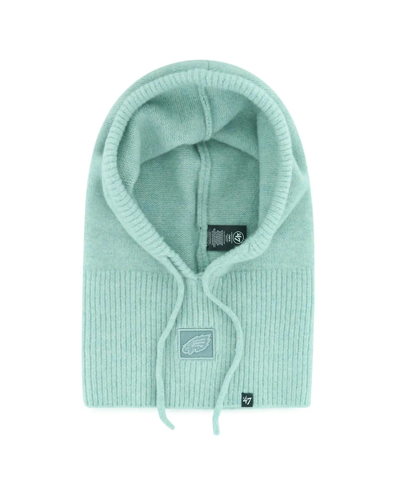 '47 Brand Women's Green Philadelphia Eagles Mellow Knit Snood Hat