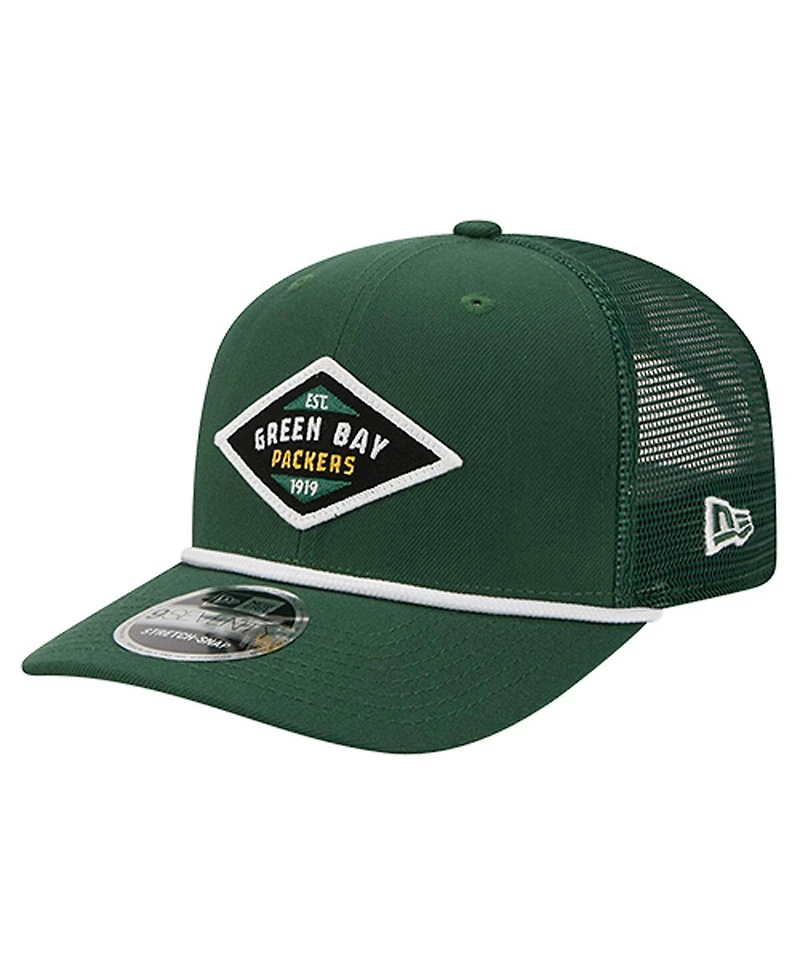 New Era Men's Green Bay Packers Team 9SEVENTY Adjustable Hat
