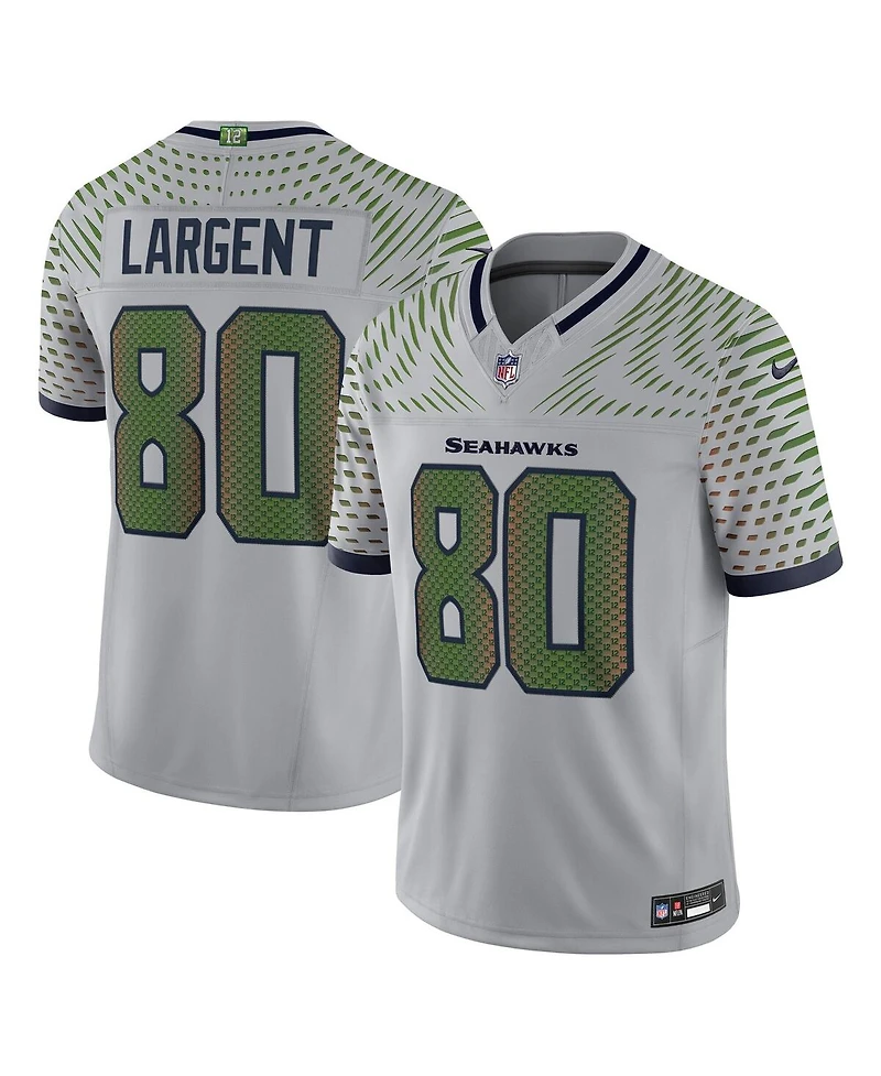 Nike Men's Steve Largent Wolf Gray Seattle Seahawks 2025 Rivalries Collection Retired Player Limited Jersey