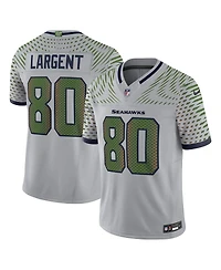 Nike Men's Steve Largent Wolf Gray Seattle Seahawks 2025 Rivalries Collection Retired Player Limited Jersey