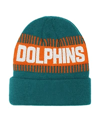 Outerstuff Big Boys and Girls Aqua Miami Dolphins Bright Lights Cuffed Knit Hat