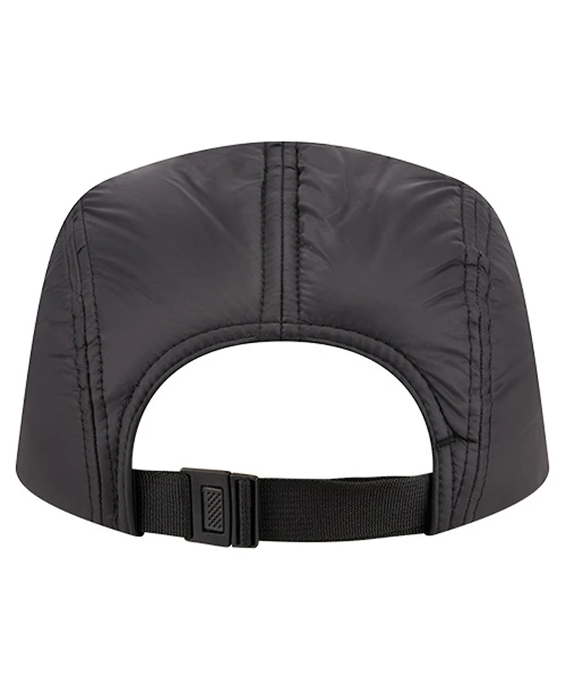 New Era Men's Black Pittsburgh Steelers Quilted Camper Adjustable Hat