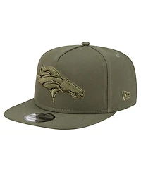 New Era Big Boys and Girls Olive Denver Broncos Color Pack A-Frame 9FIFTY Snapback Hat