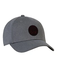 Under Armour Men's Heather Gray Wisconsin Badgers College Essentials 3.0 Blitzing Flex Hat