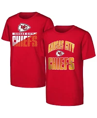 Outerstuff Big Boys and Girls Red Kansas City Chiefs Never Quit 2-Pack T-Shirt Set